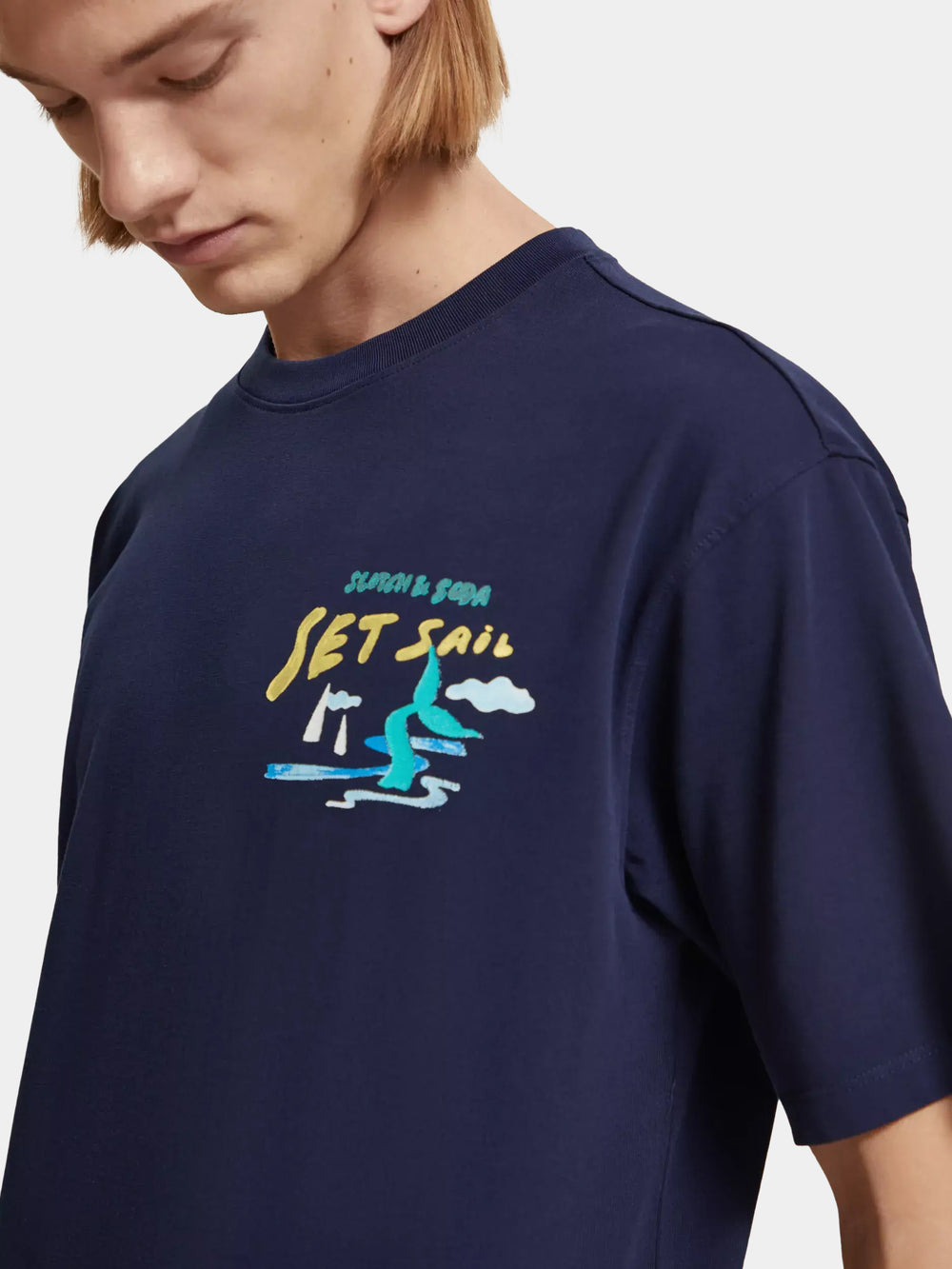 Regular-fit artwork t-shirt - Scotch & Soda AU