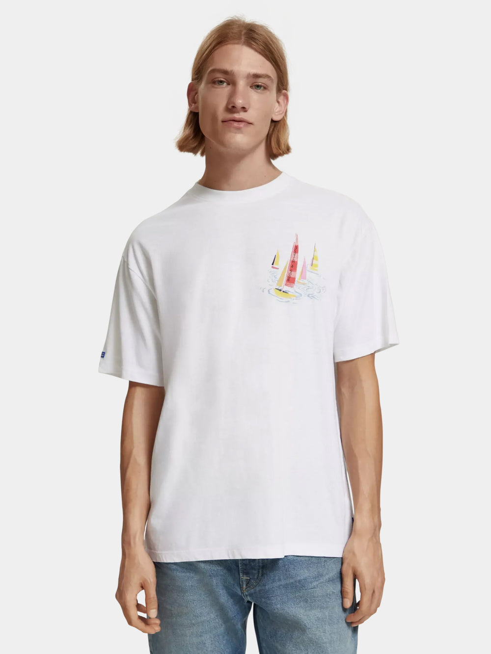 Regular-fit artwork t-shirt - Scotch & Soda AU