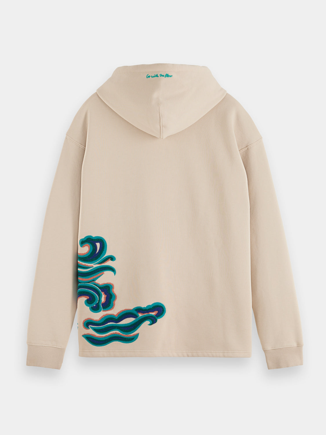 Wave embroidery hoodie - Scotch & Soda AU