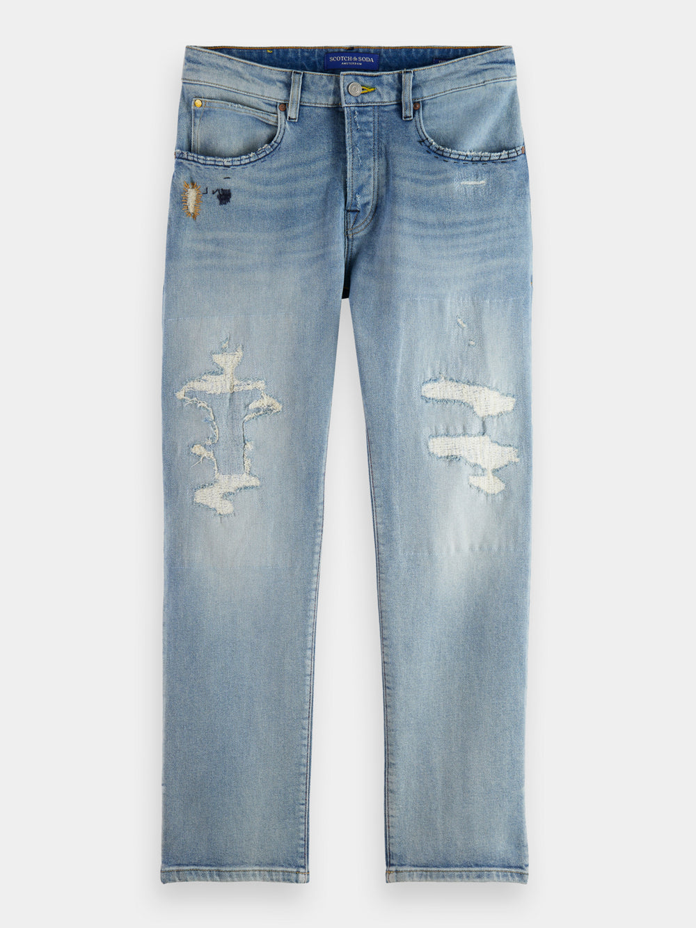 Zee regular straight-leg jeans - Scotch & Soda AU