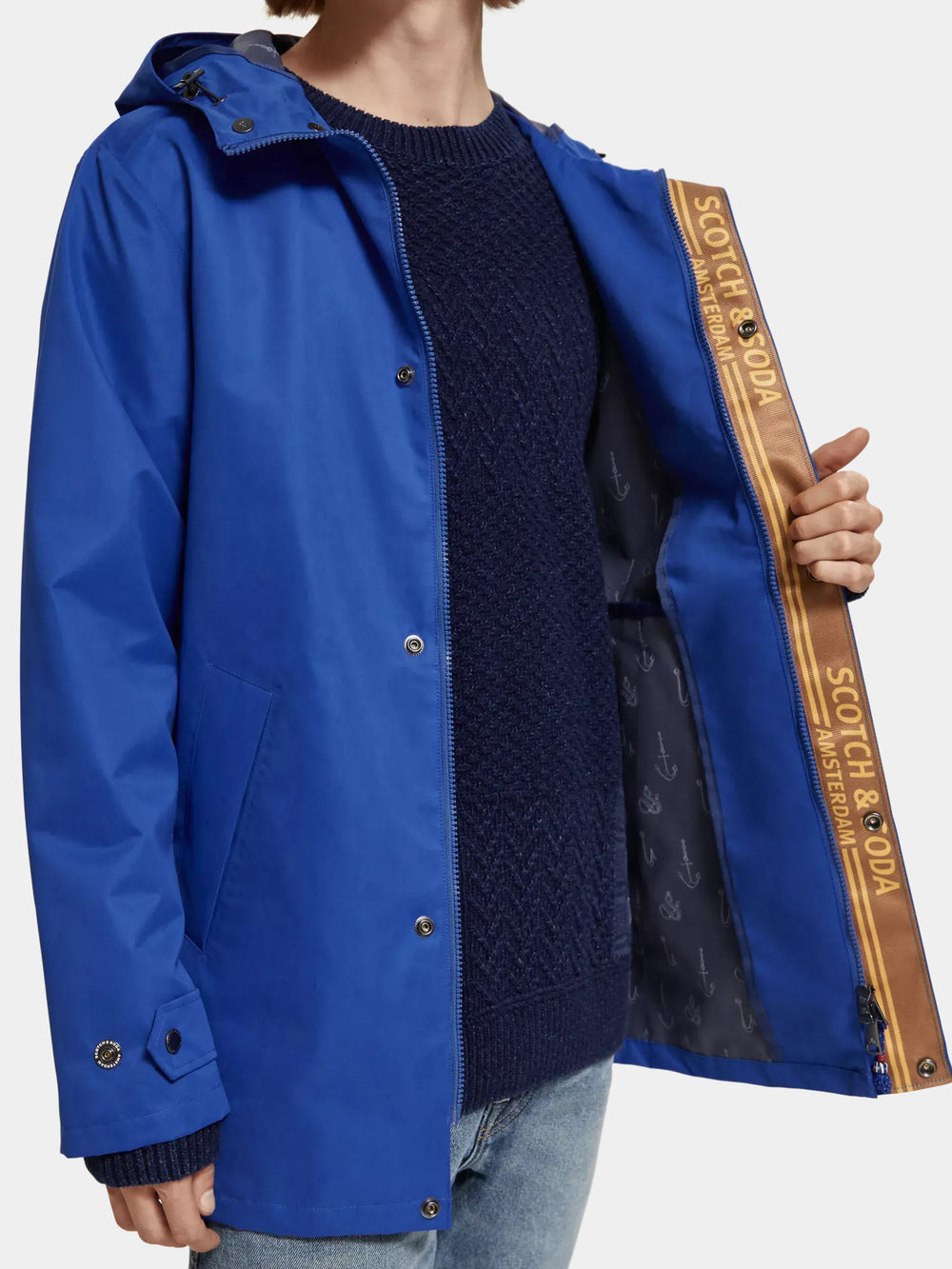 Technical raincoat - Scotch & Soda AU