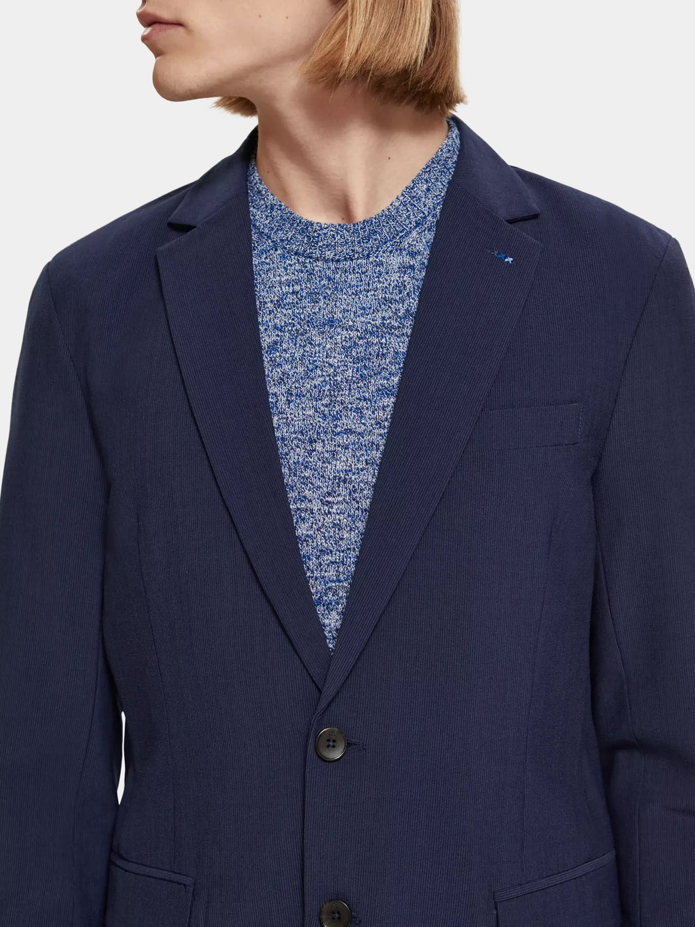 Wool-blend seersucker blazer - Scotch & Soda AU