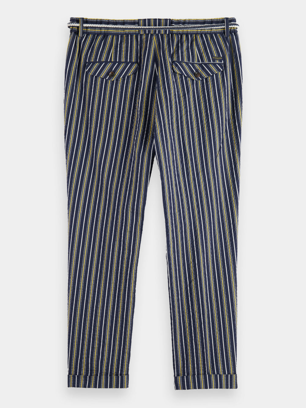 Striped loose tapered seersucker chino - Scotch & Soda AU