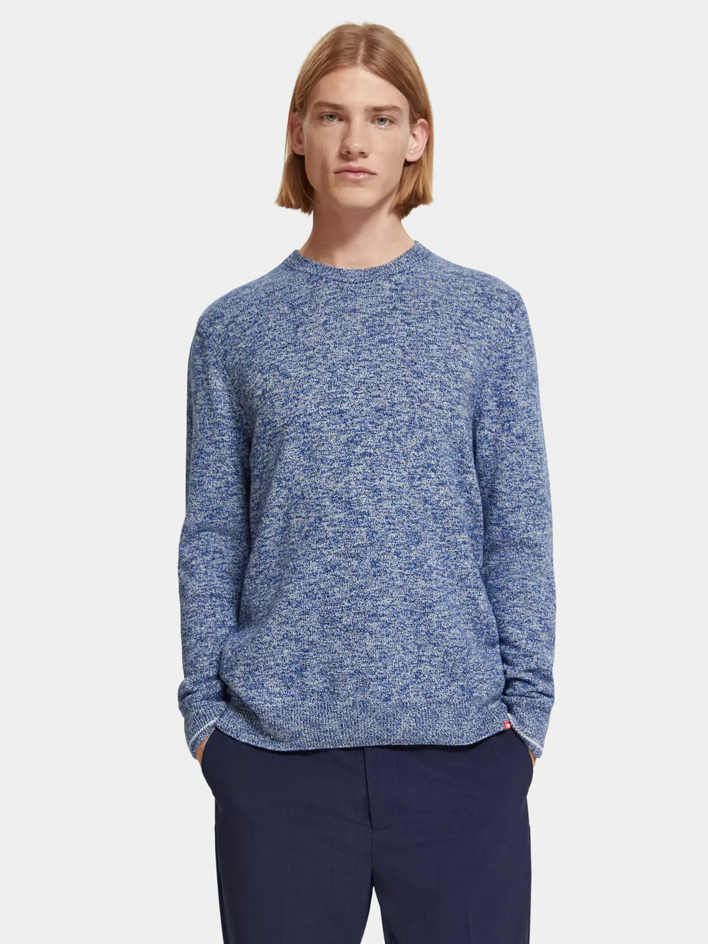 Melange crew neck pullover - Scotch & Soda AU