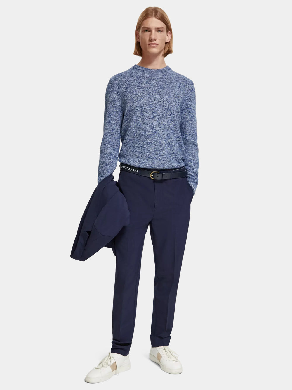 Melange crew neck pullover - Scotch & Soda AU