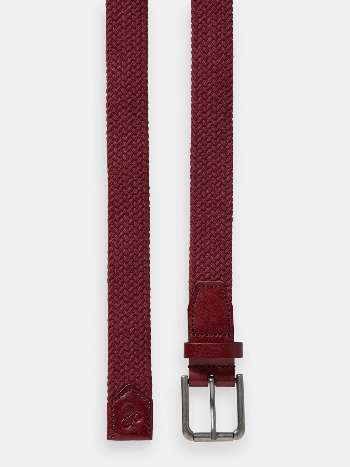 Leather-trimmed cord belt - Scotch & Soda AU