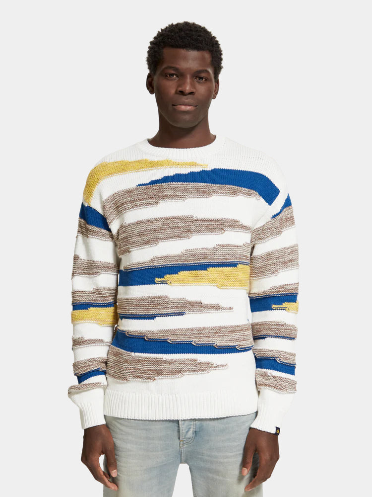 Landscape crewneck pullover - Scotch & Soda AU