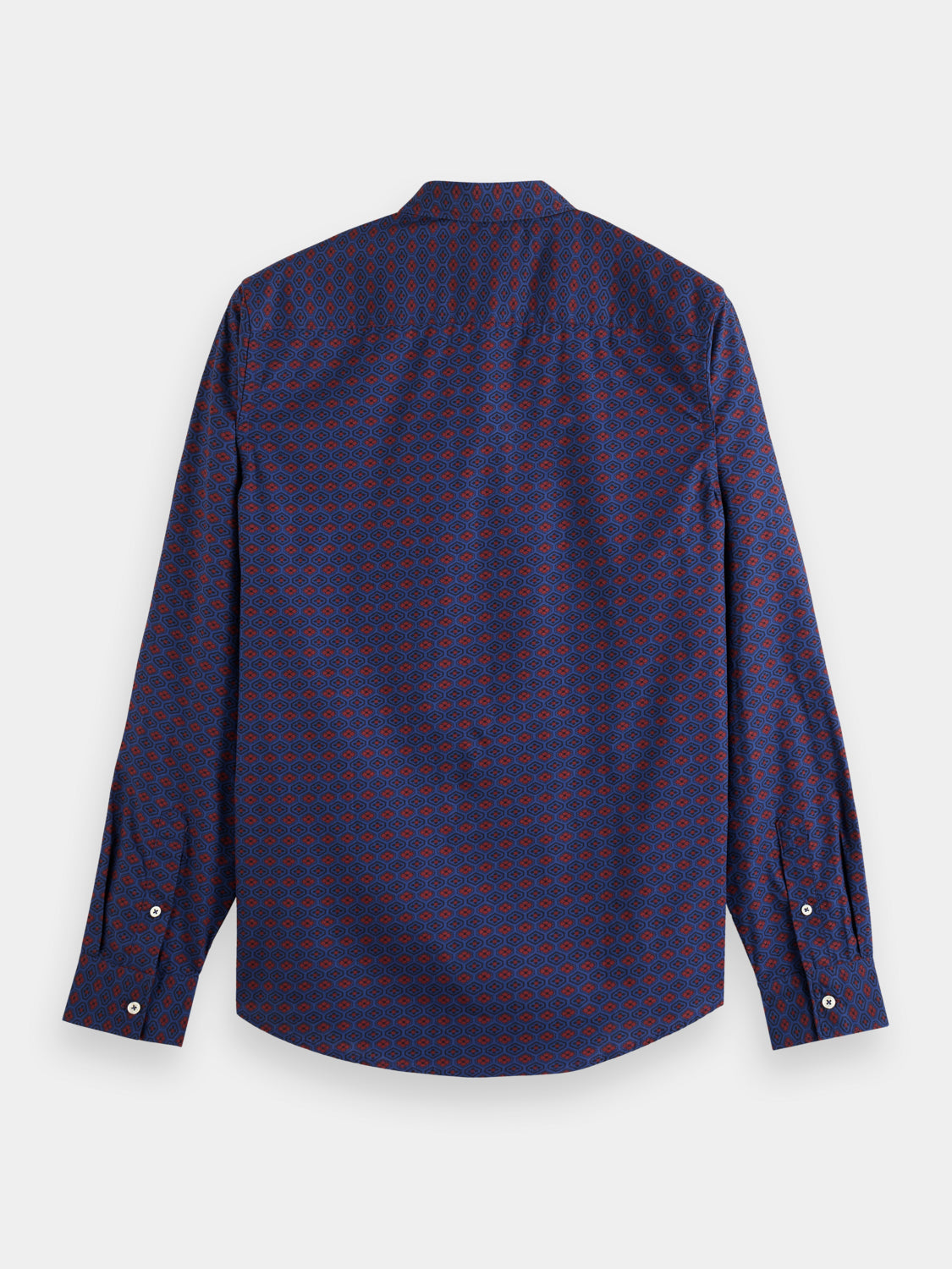Slim fit ditsy printed shirt - Scotch & Soda AU