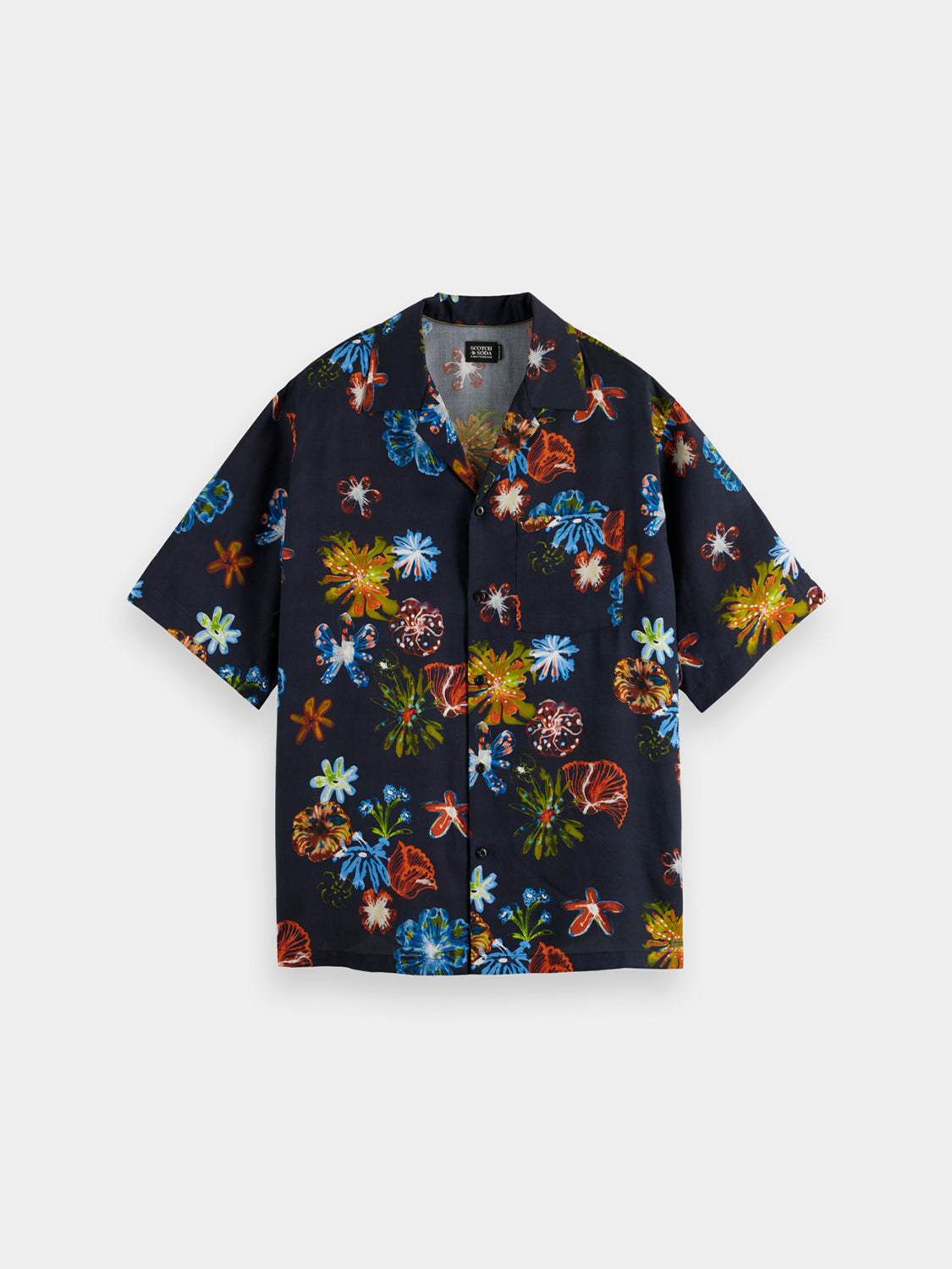 Printed short sleeved shirt