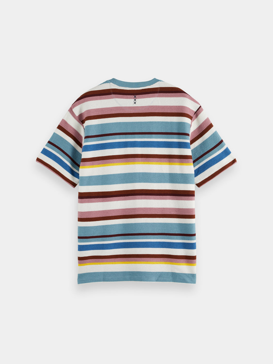 Textured striped t-shirt