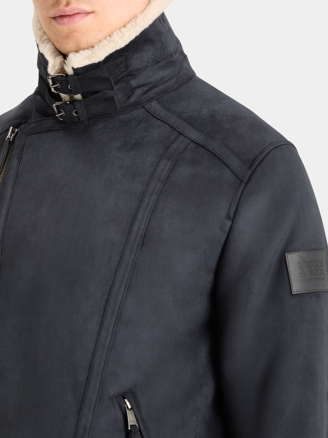 Faux shearling jacket - Scotch & Soda AU