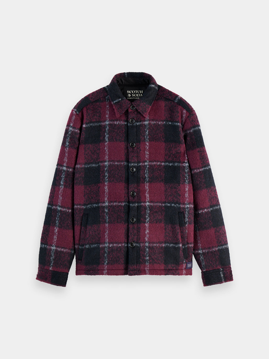 Padded flannel overshirt - Scotch & Soda AU