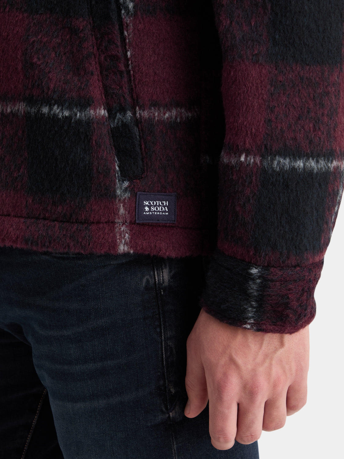Padded flannel overshirt - Scotch & Soda AU