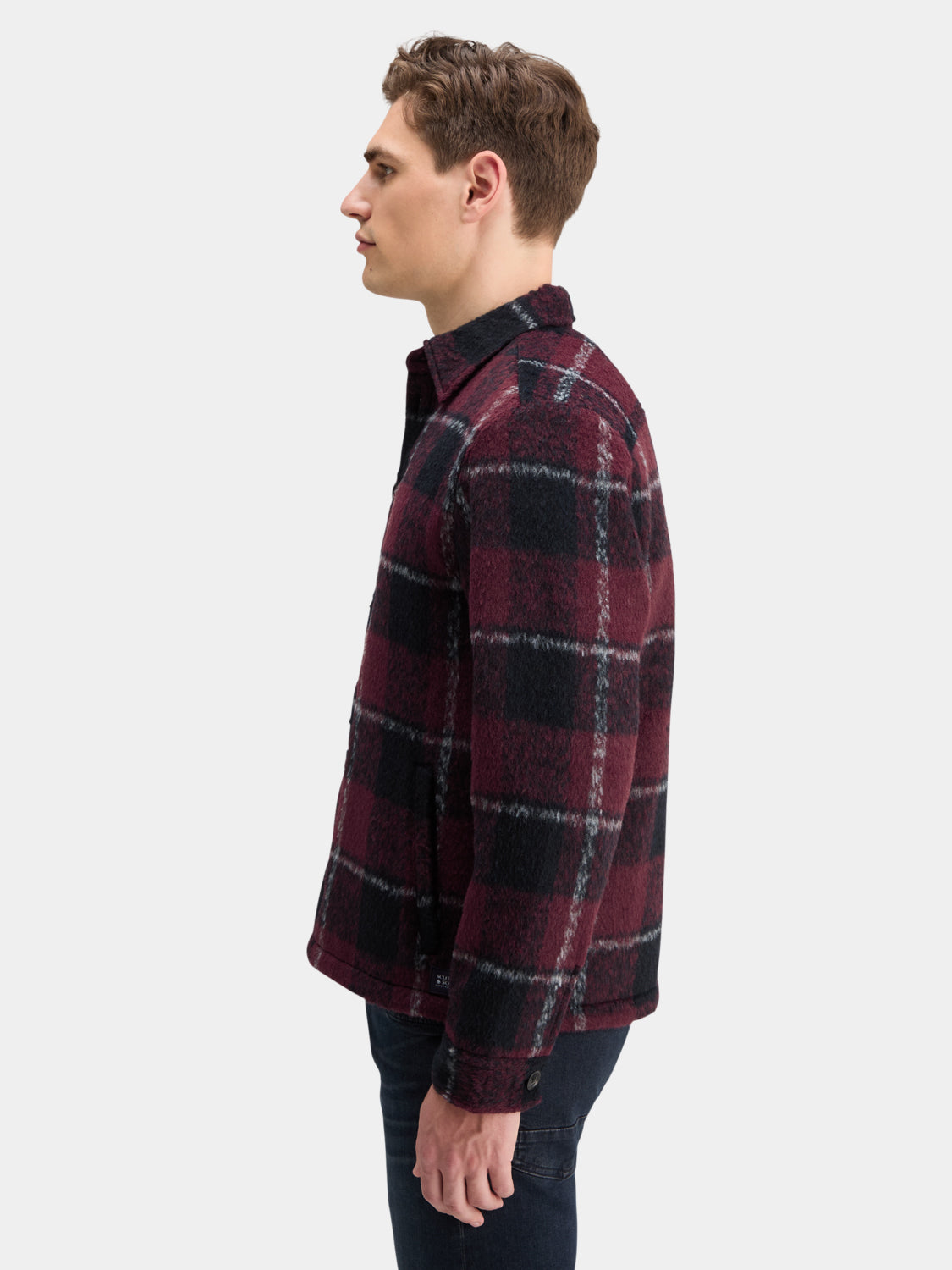Padded flannel overshirt - Scotch & Soda AU