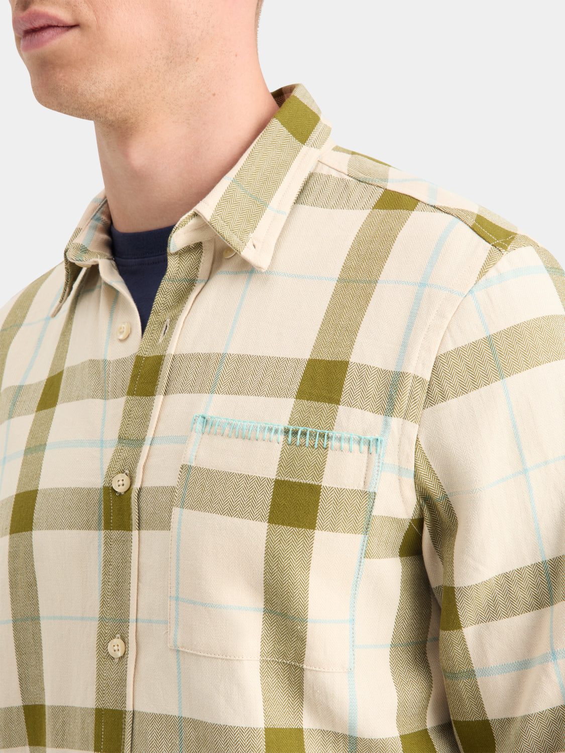 Herringbone check shirt - Scotch & Soda AU