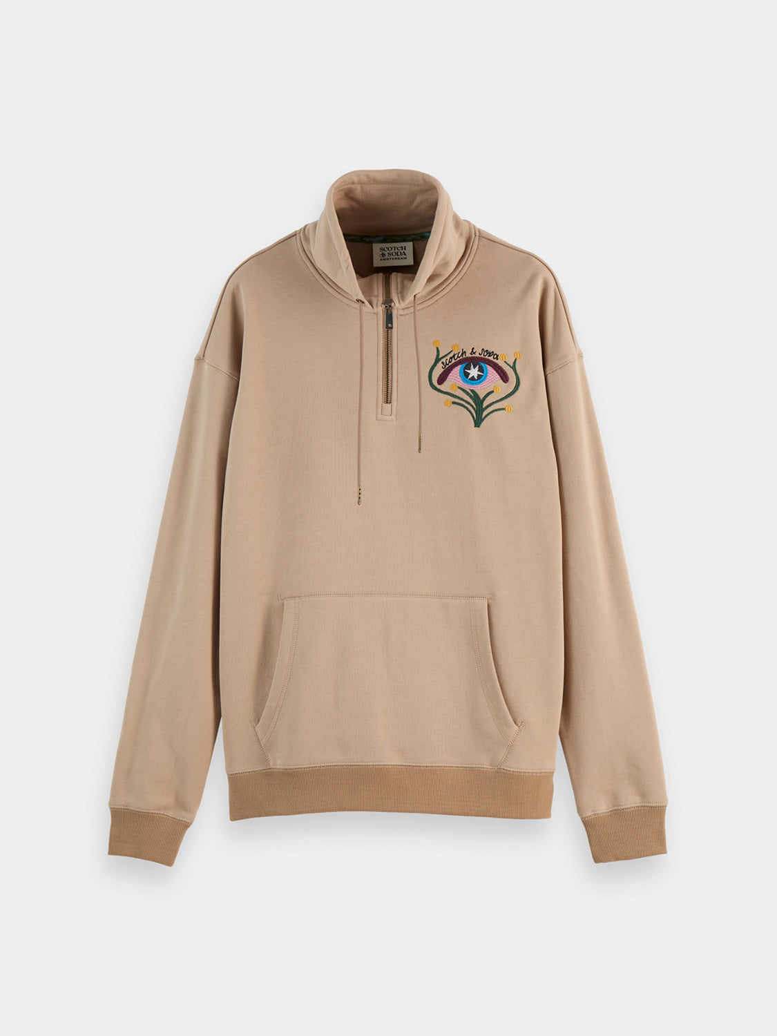 Embroidered artwork sweatshirt - Scotch & Soda AU