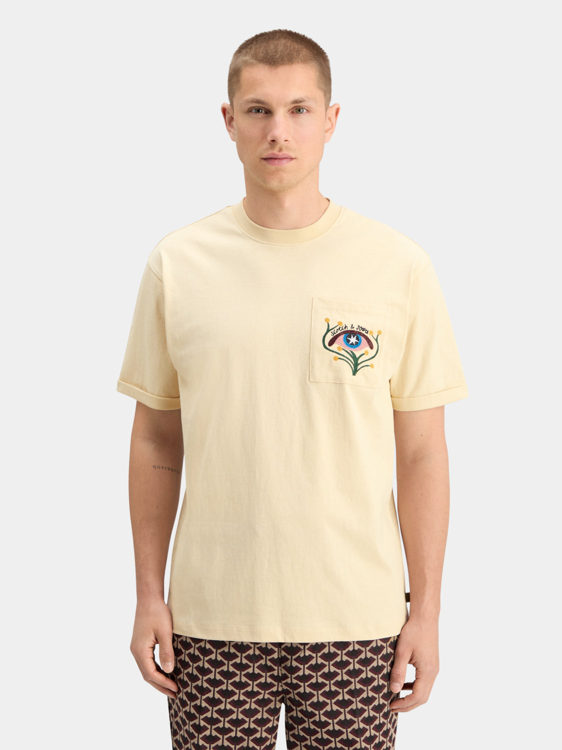 Embroidered pocket t-shirt - Scotch & Soda AU