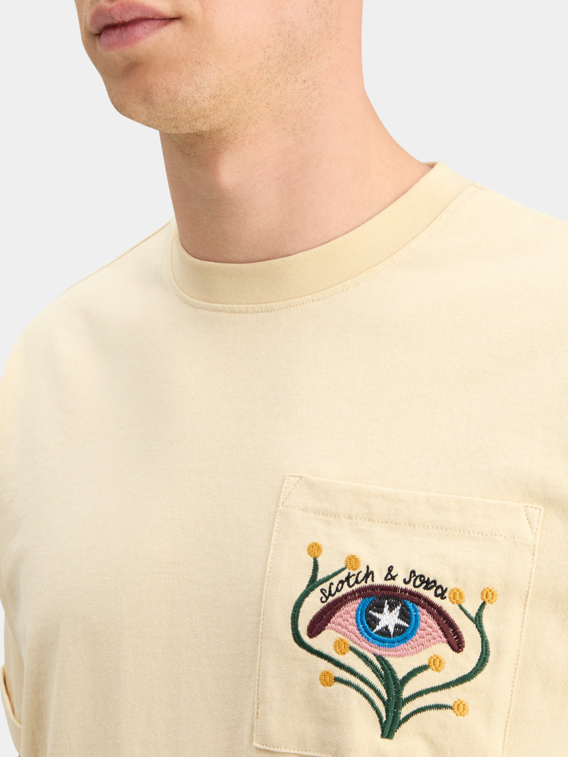 Embroidered pocket t-shirt - Scotch & Soda AU