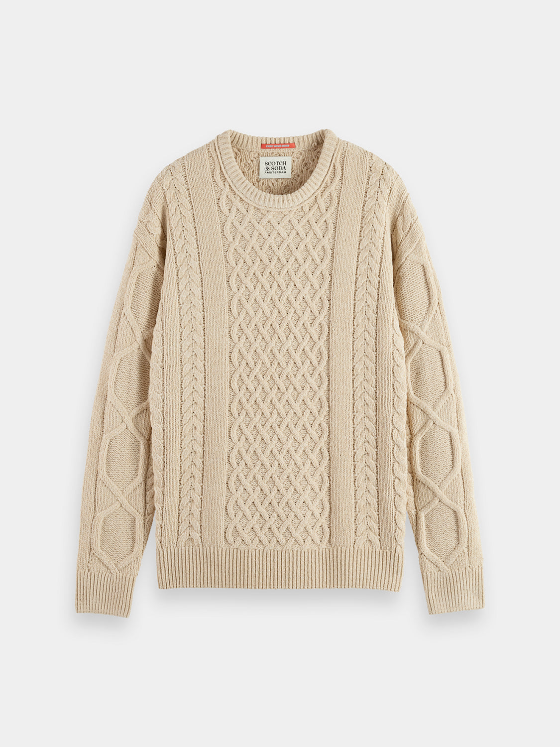 Chenille cable knit pullover - Scotch & Soda AU