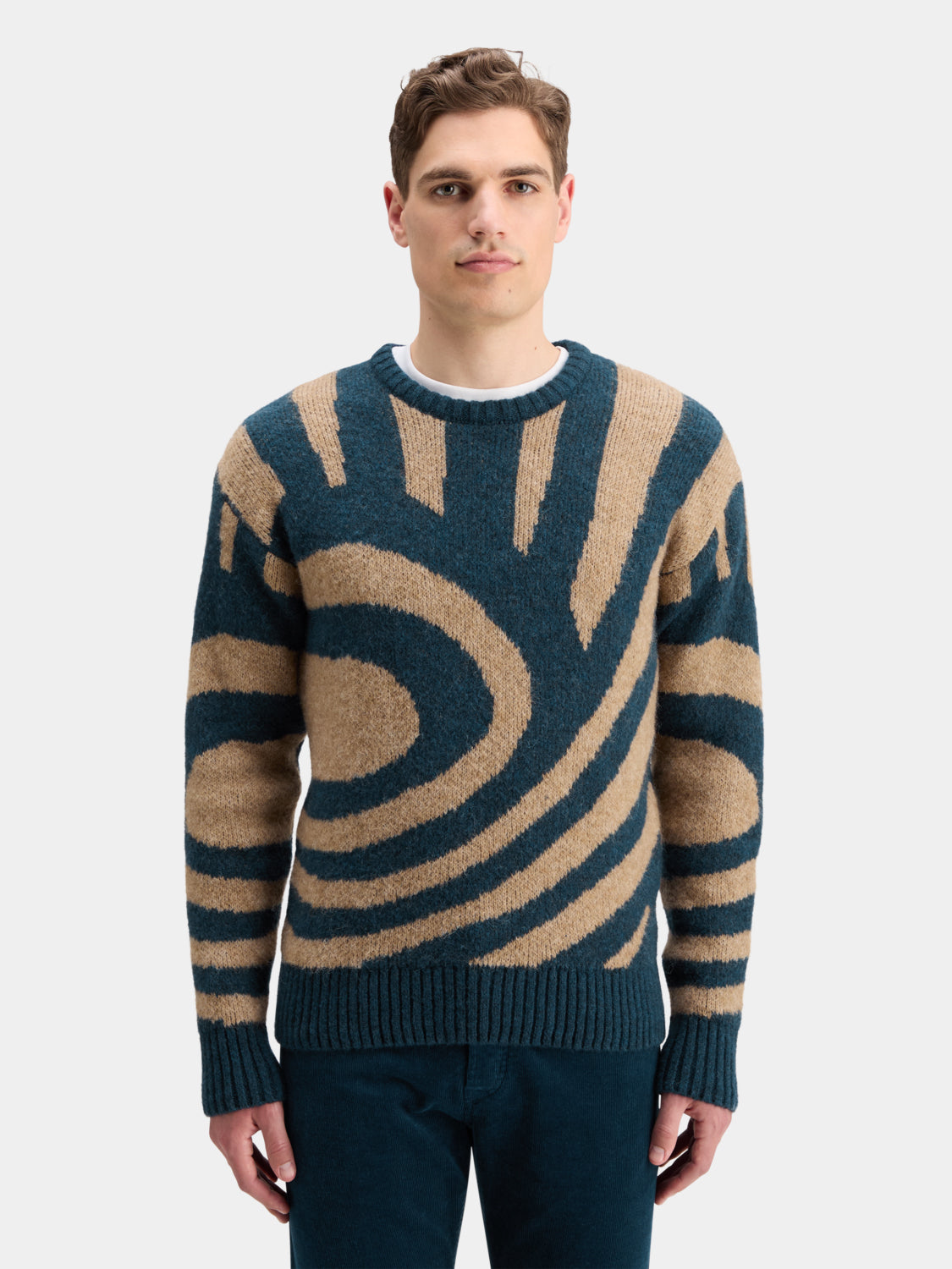 Drop shoulder fuzzy pullover - Scotch & Soda AU