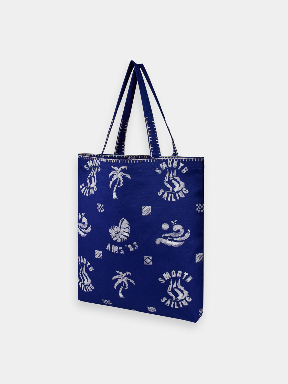 Canvas stitching tote bag