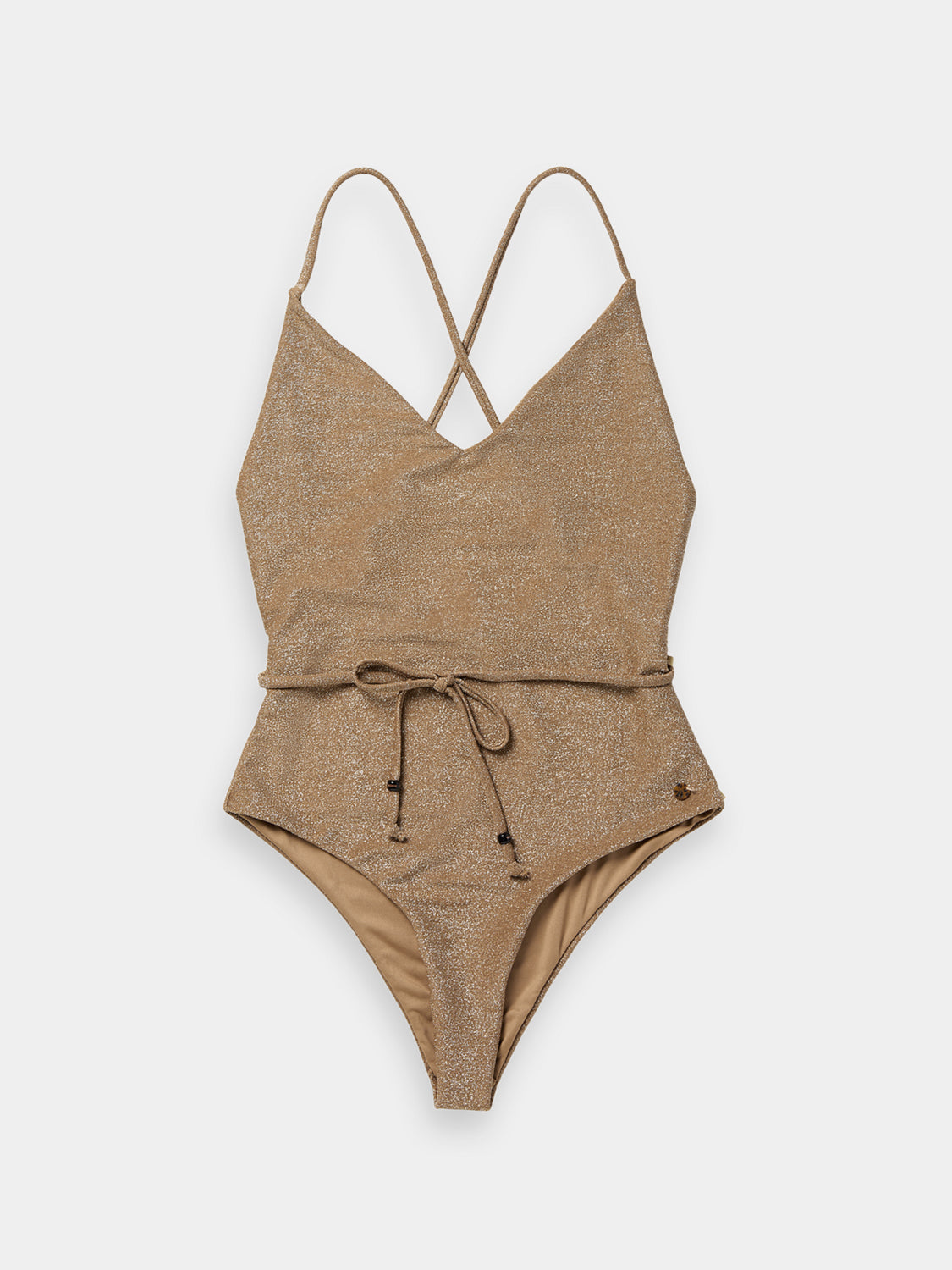 Metallic swimsuit with tie - Scotch & Soda AU