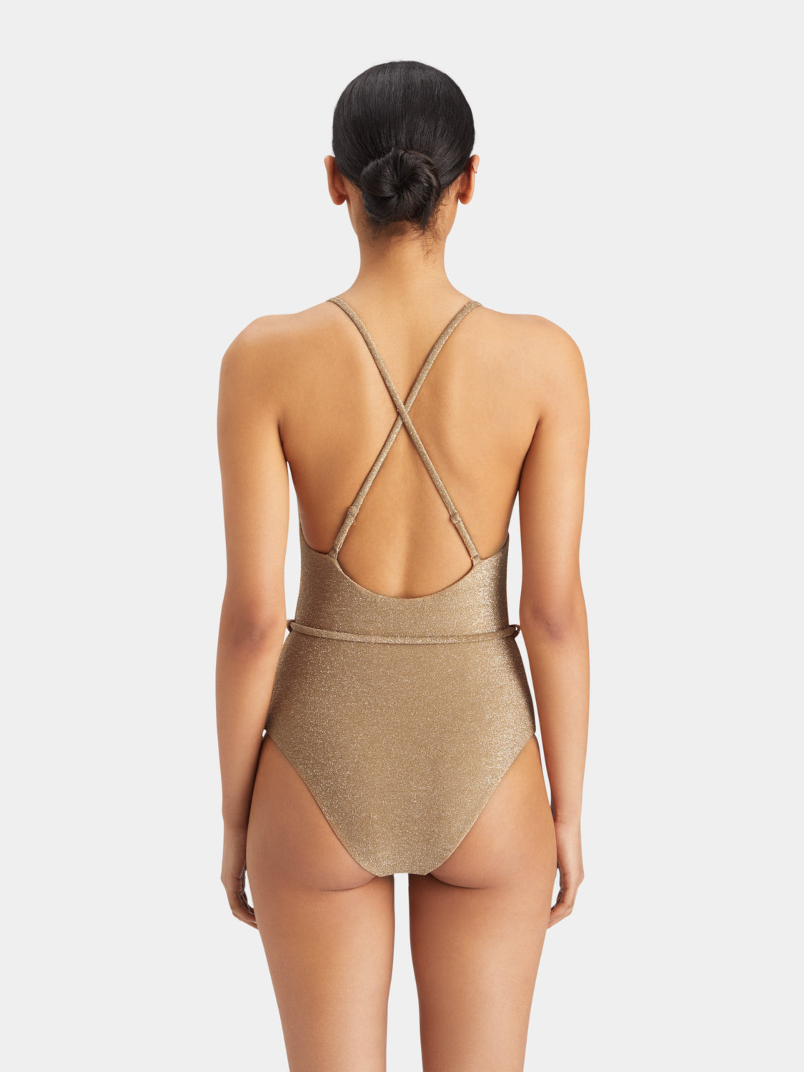 Metallic swimsuit with tie - Scotch & Soda AU