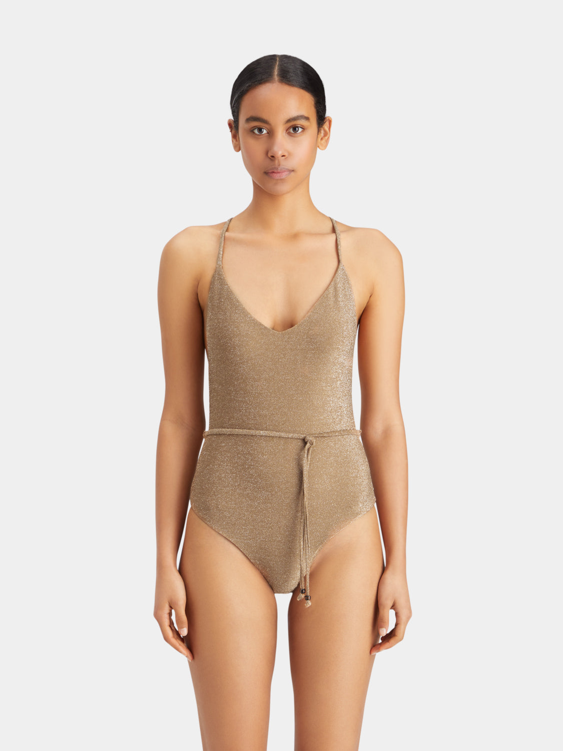 Metallic swimsuit with tie - Scotch & Soda AU