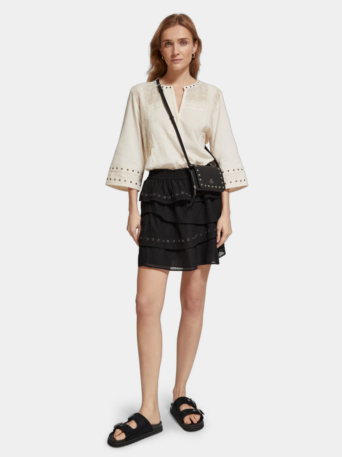 Top with eyelet details - Scotch & Soda AU