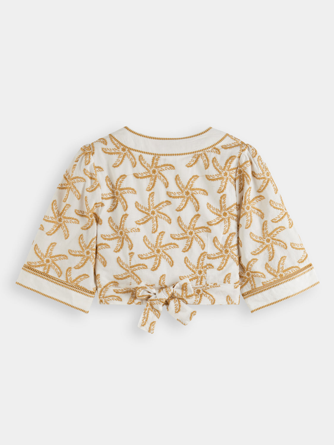 Embroidered crop top - Scotch & Soda AU