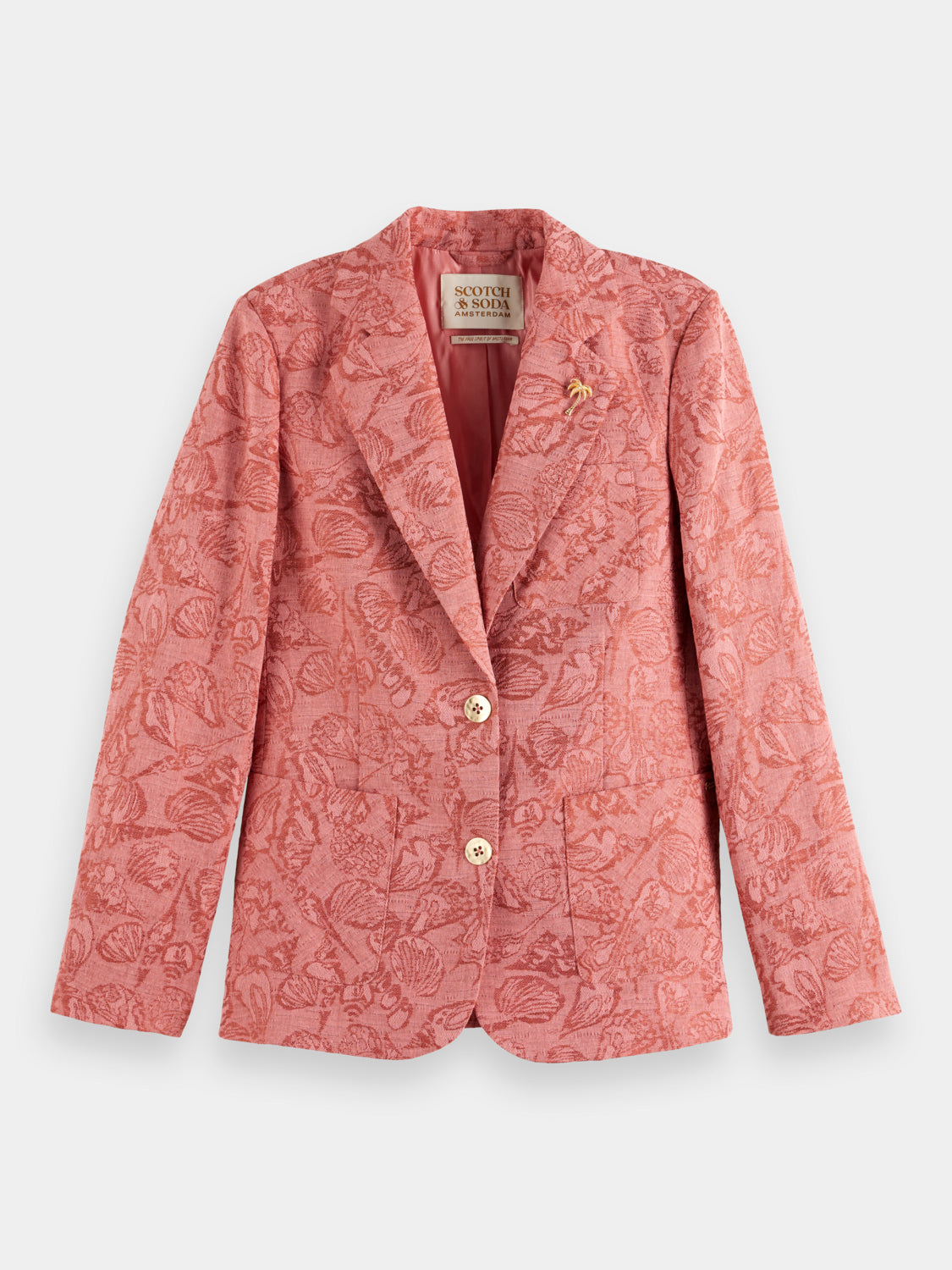 Shell jacquard blazer - Scotch & Soda AU