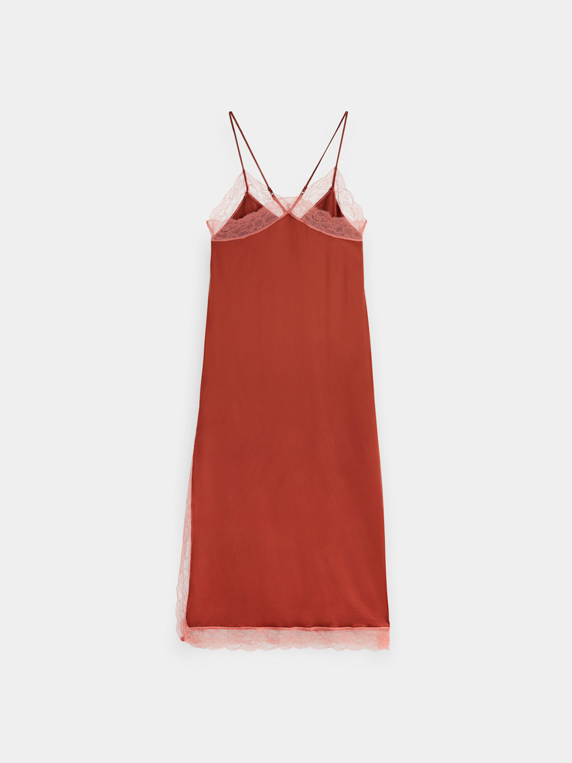 Satin cami dress with lace - Scotch & Soda AU