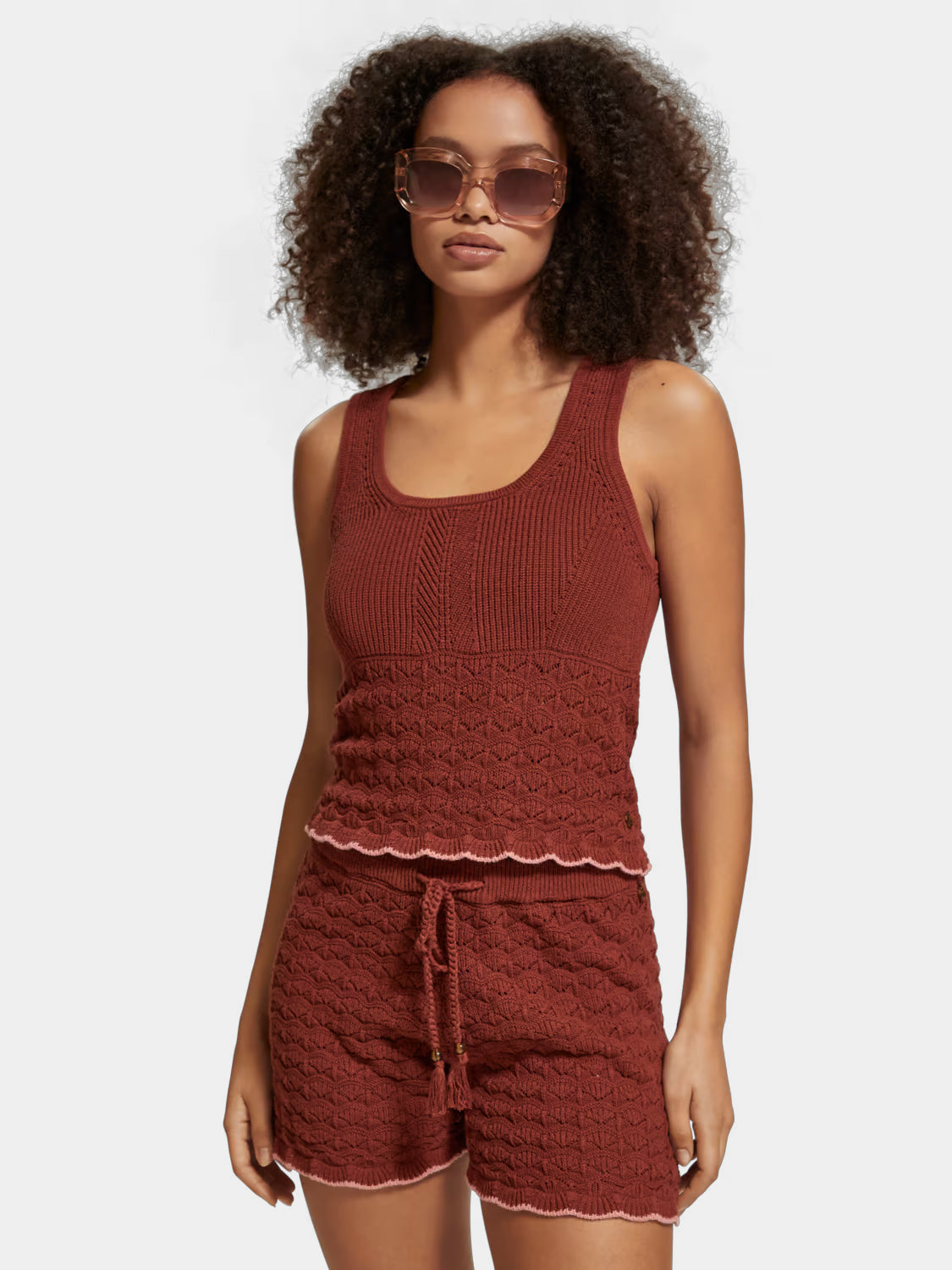 Pointelle knit shorts - Scotch & Soda AU