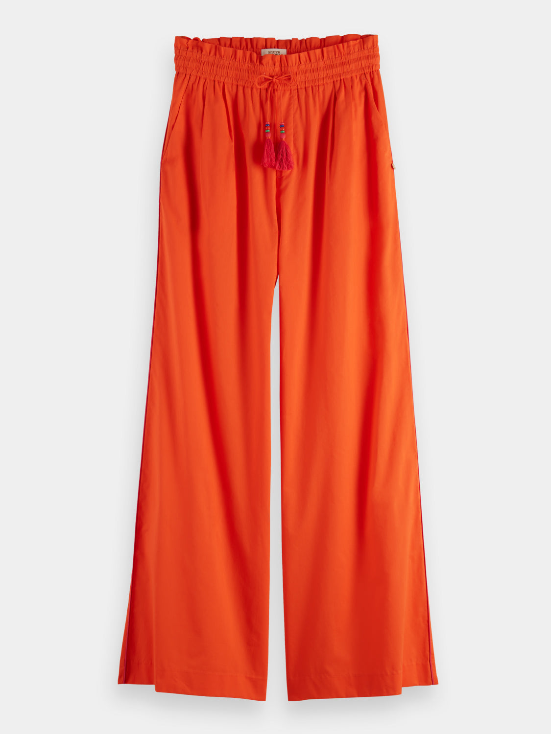 High-rise cotton voile pants - Scotch & Soda AU