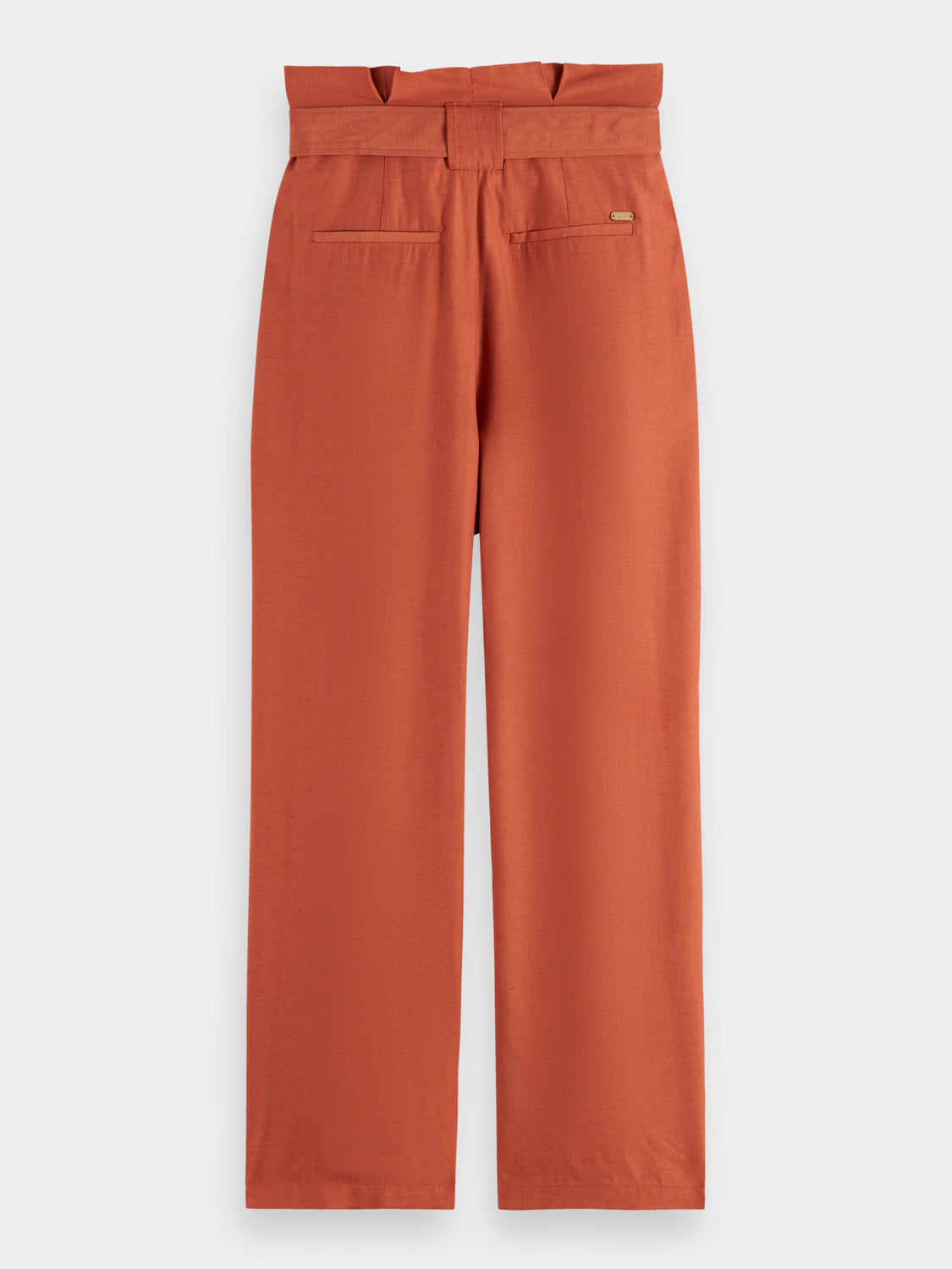 Daisy high-rise paper bag pants - Scotch & Soda AU