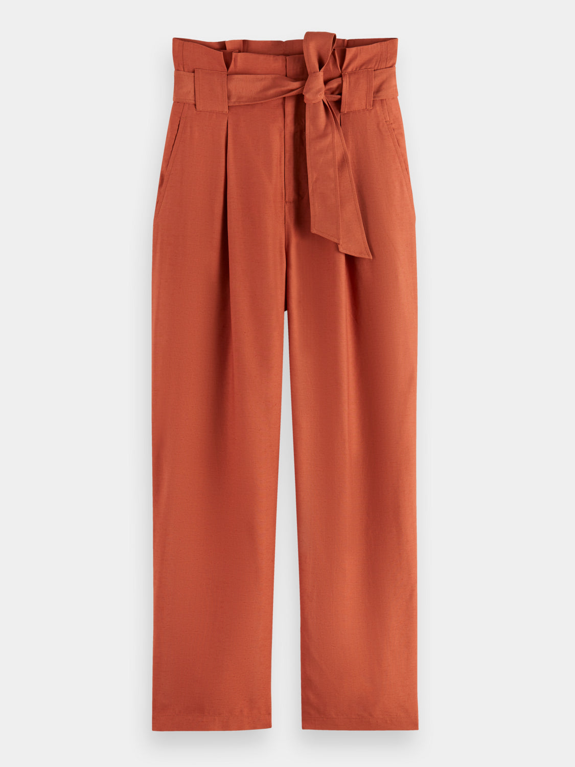 Daisy high-rise paper bag pants - Scotch & Soda AU