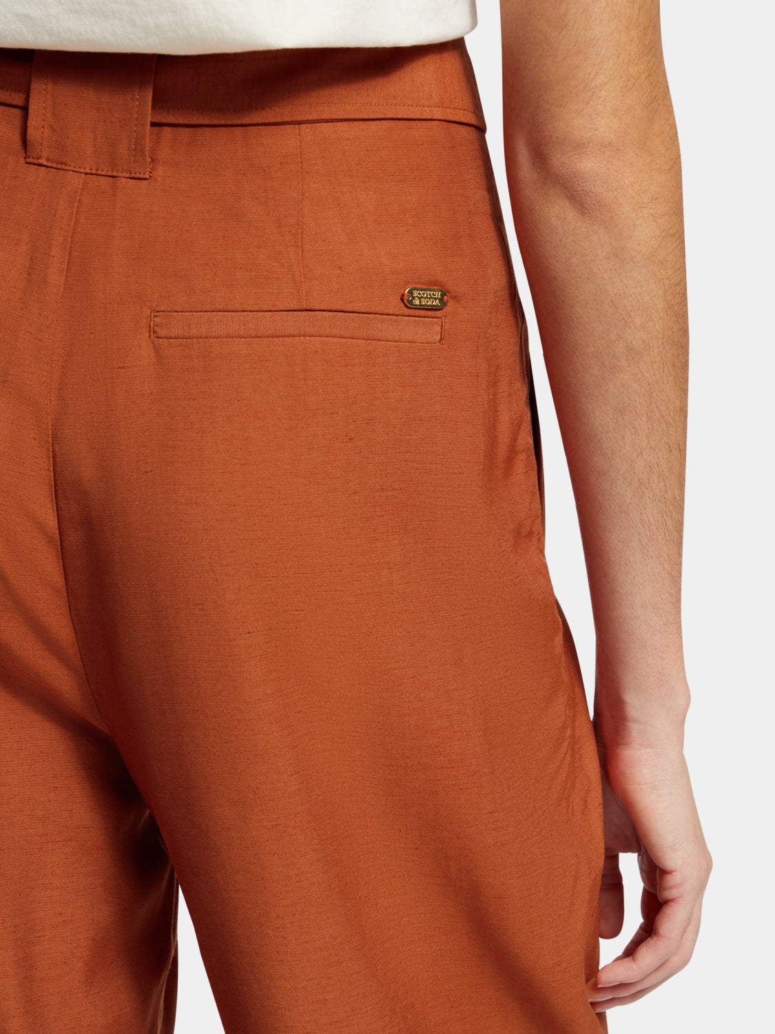 Daisy high-rise paper bag pants - Scotch & Soda AU