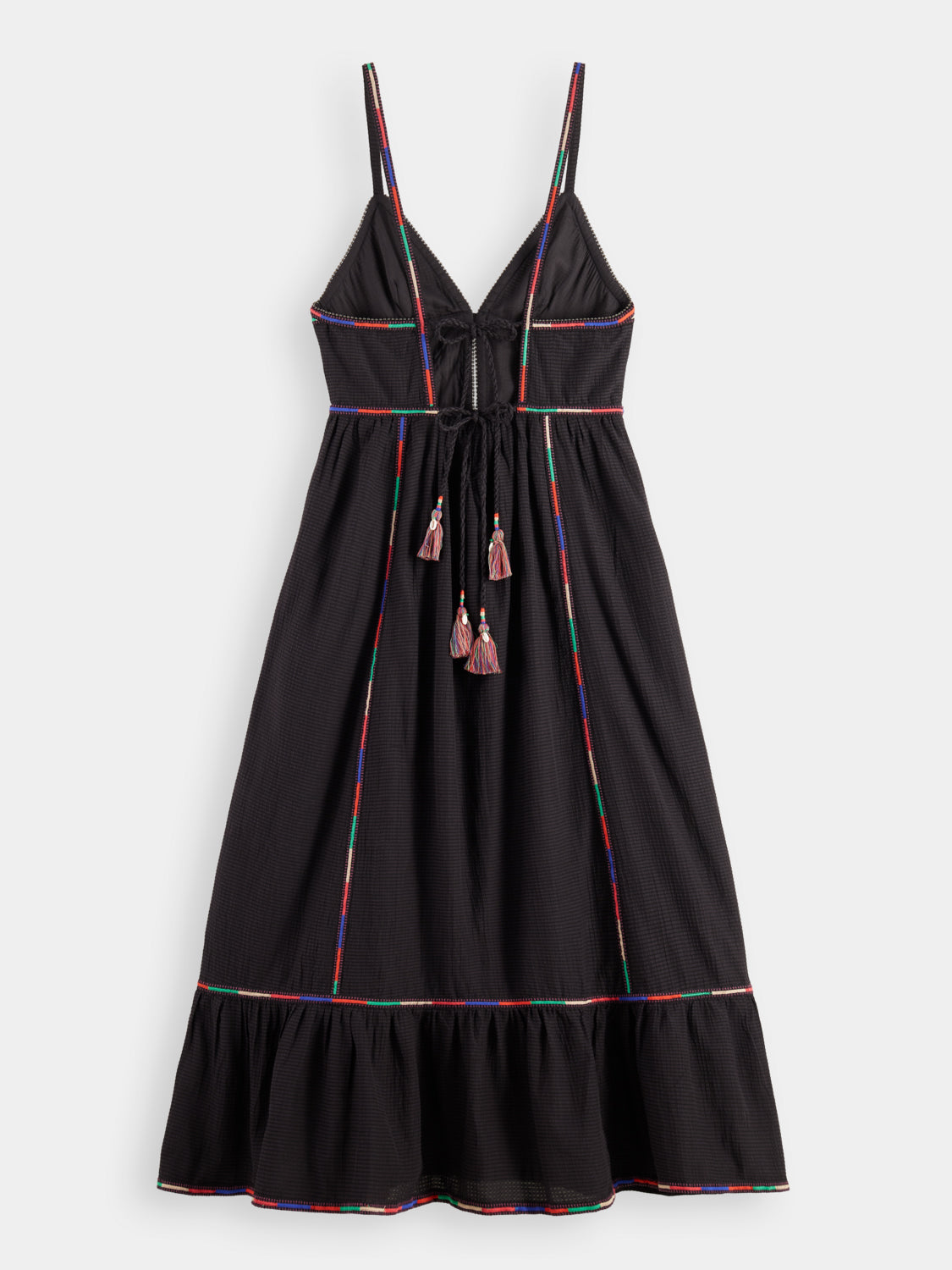 Multicolour embroidery maxi dress - Scotch & Soda AU