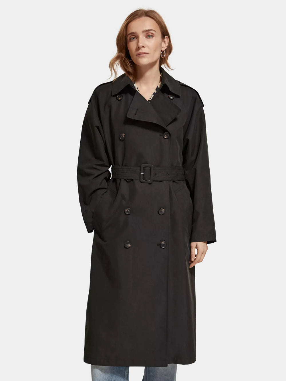 Oversized classic trench coat - Scotch & Soda AU