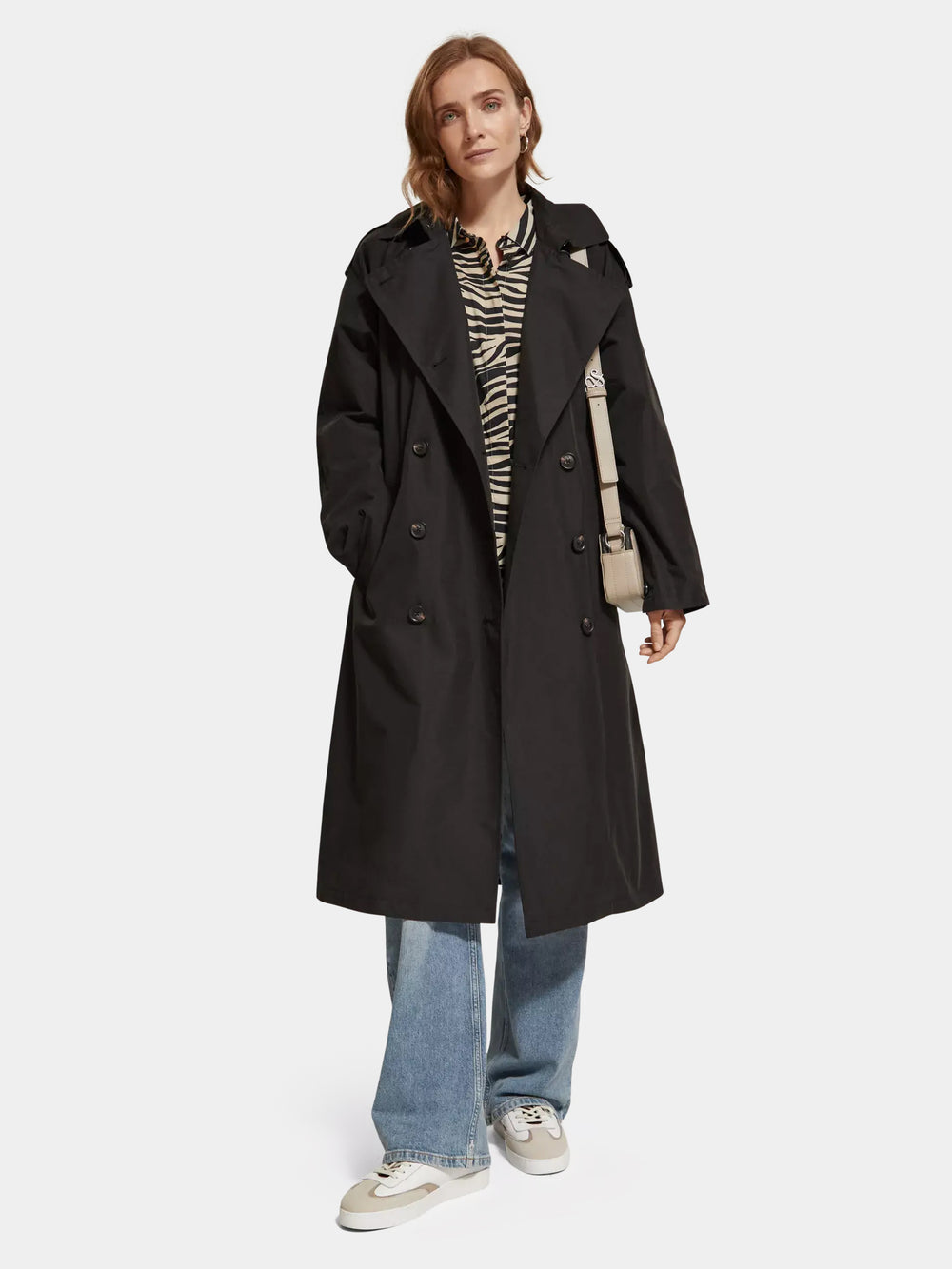 Oversized classic trench coat - Scotch & Soda AU