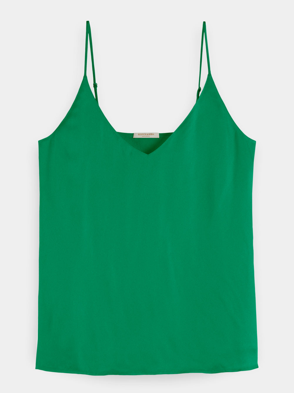 Jersey tank with woven front - Scotch & Soda AU