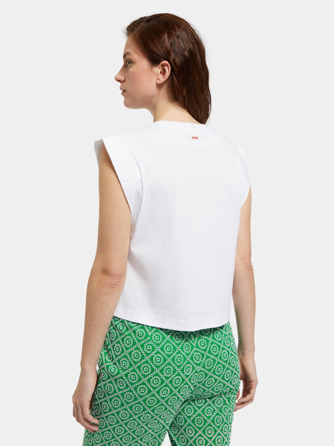 Sleeveless knotted T-shirt - Scotch & Soda AU