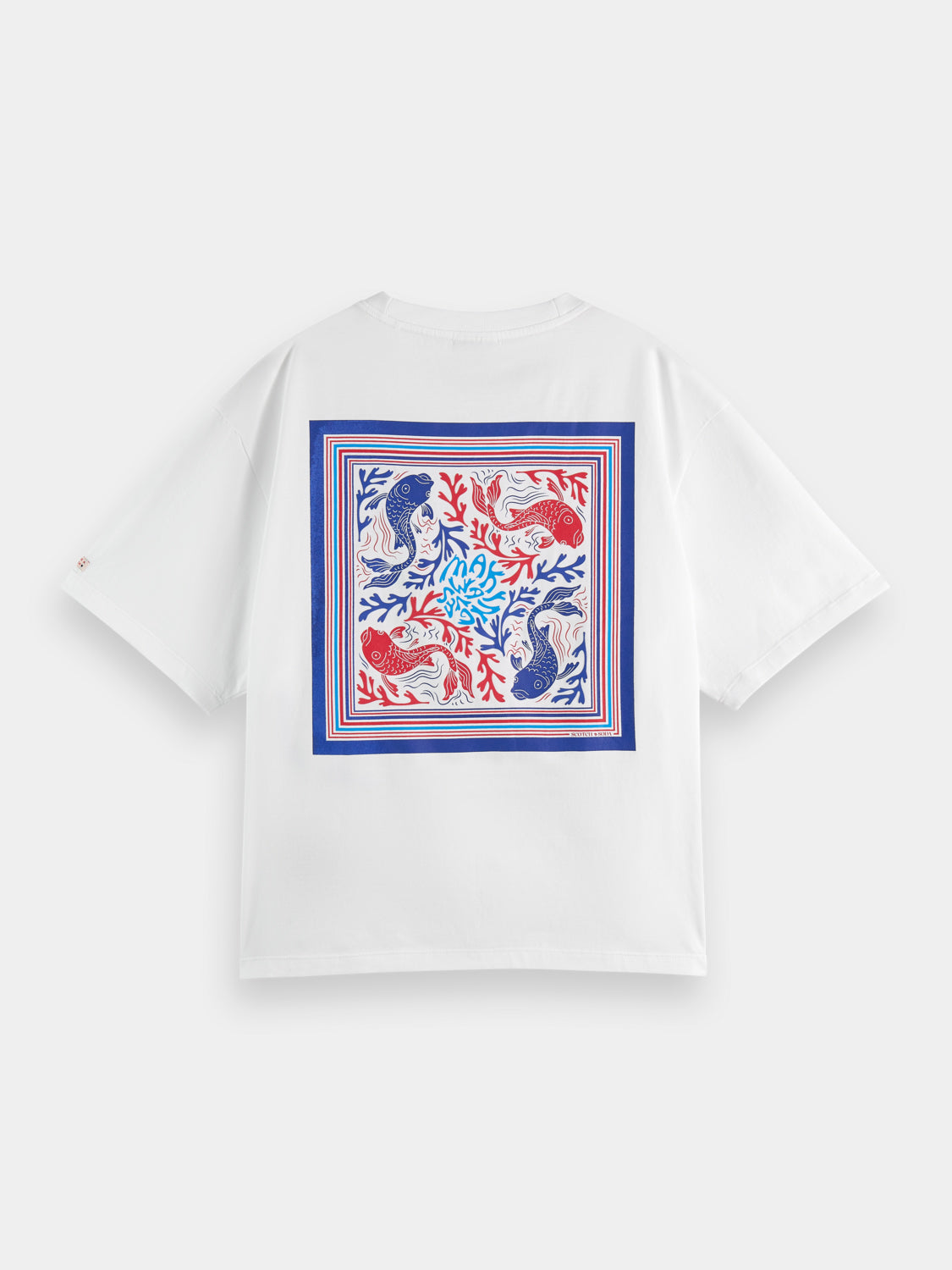 Loose fit graphic t-shirt - Scotch & Soda AU