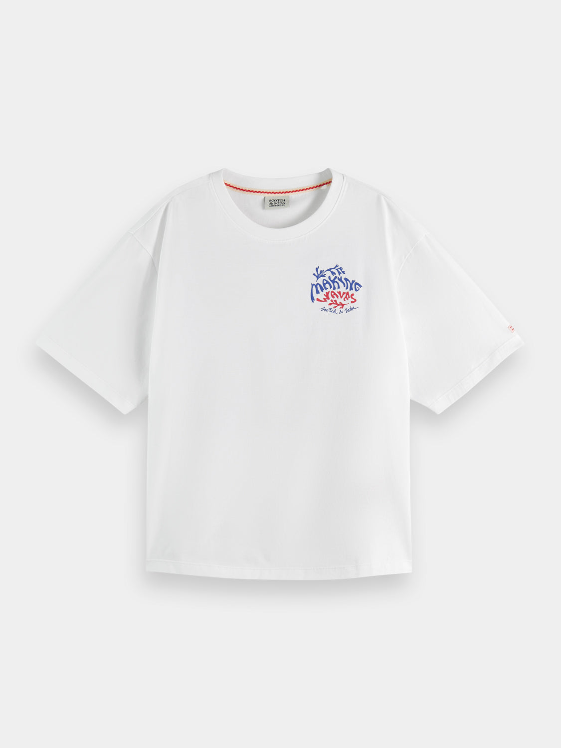 Loose fit graphic t-shirt - Scotch & Soda AU