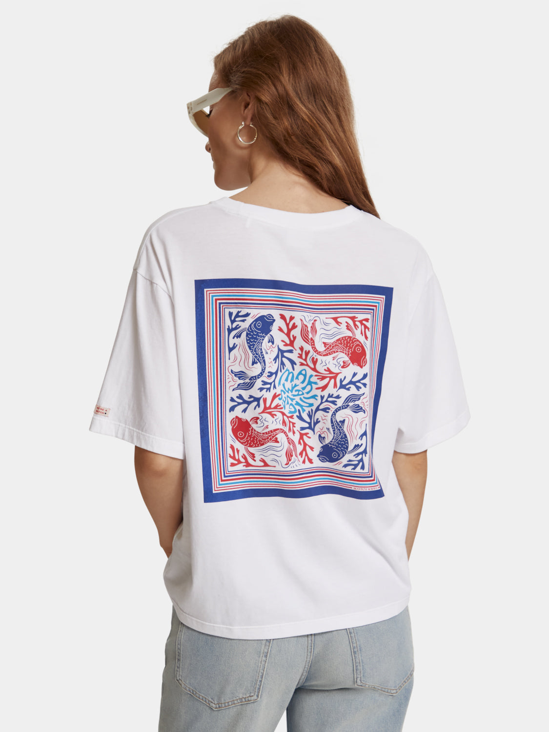 Loose fit graphic t-shirt - Scotch & Soda AU