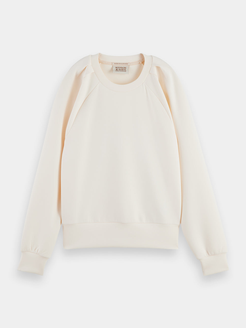 Pleated shoulder sweatshirt - Scotch & Soda AU