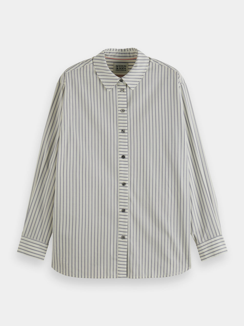 Oversized fit striped shirt - Scotch & Soda AU