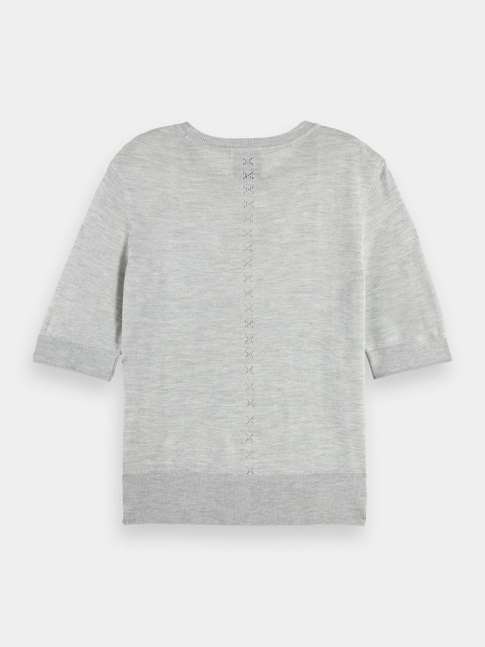 Short sleeved crewneck sweater - Scotch & Soda AU