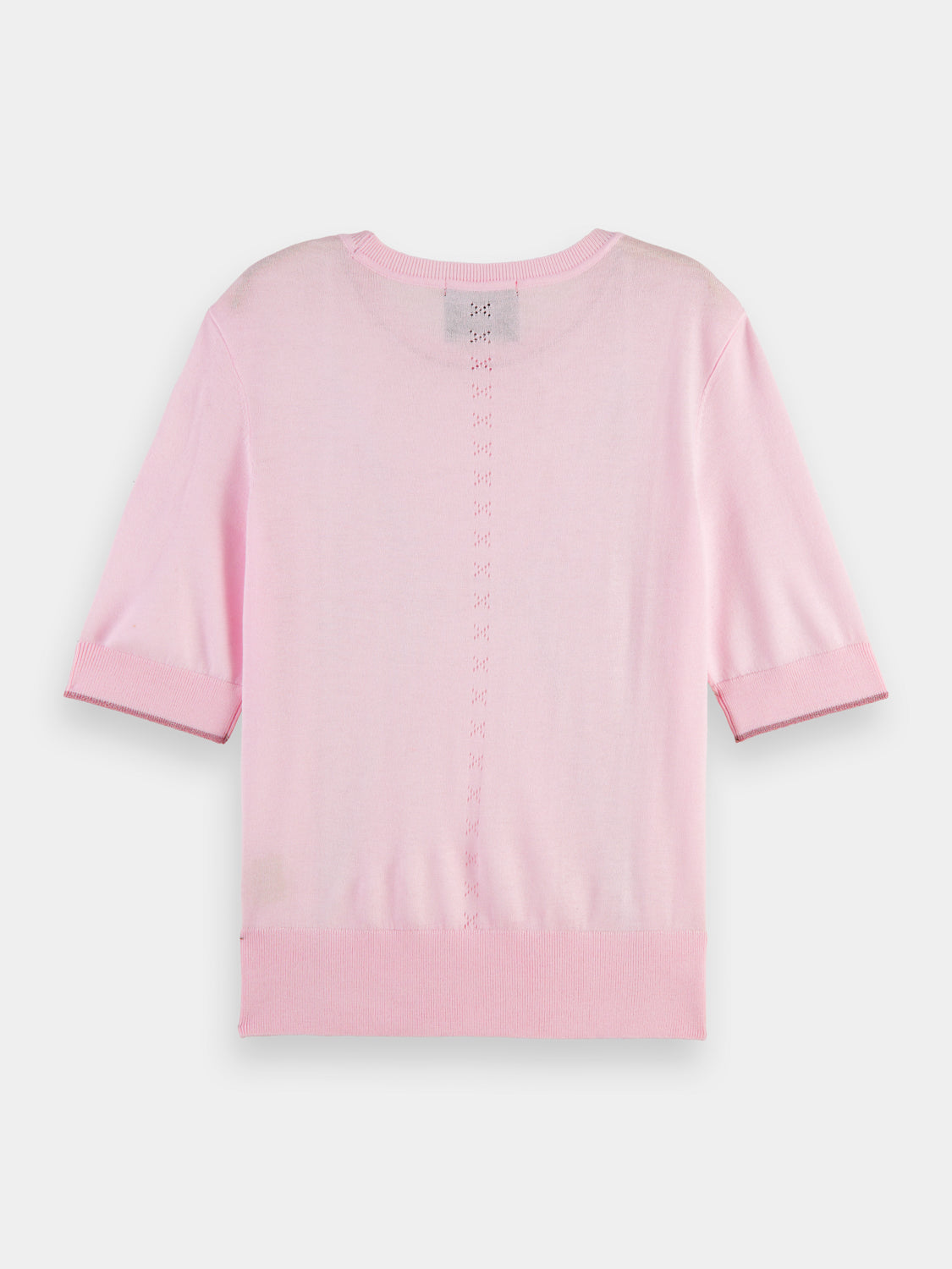 Short sleeved crewneck sweater - Scotch & Soda AU