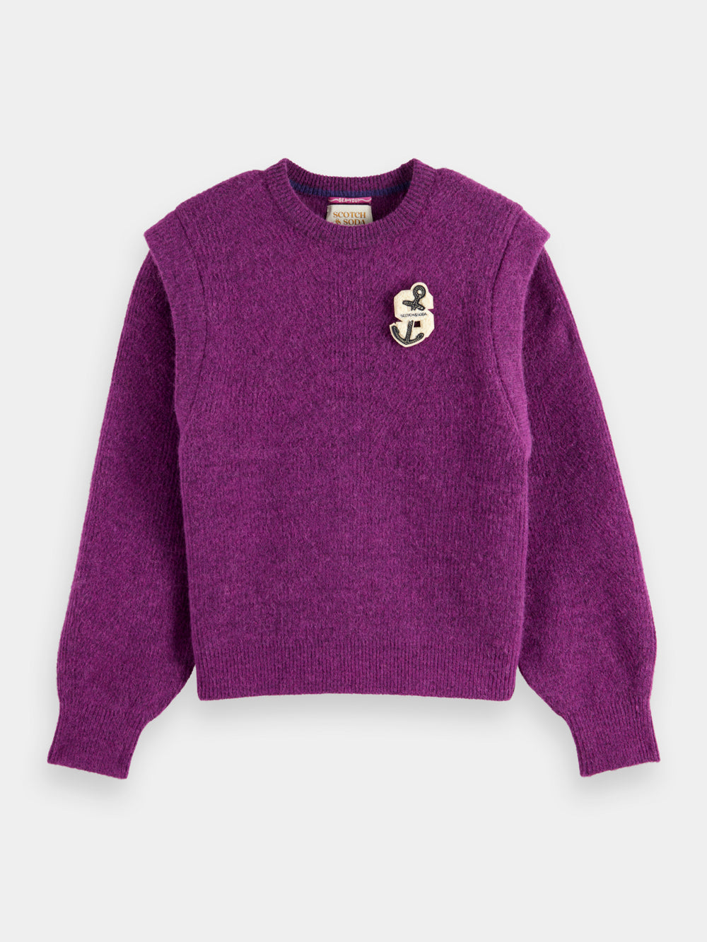 Fuzzy crewneck pullover - Scotch & Soda AU